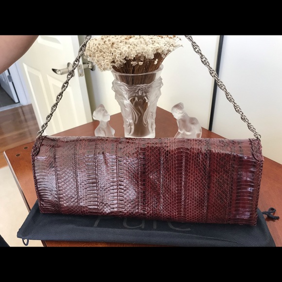 Snake skin clutch - Picture 3 of 5